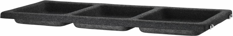 Bac de rangement en feutrine anthracite 78 x 30 cm - String furniture - The Cool Republic
