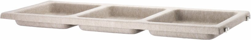Bac de rangement en feutrine beige 78 x 30 cm - String furniture - The Cool Republic