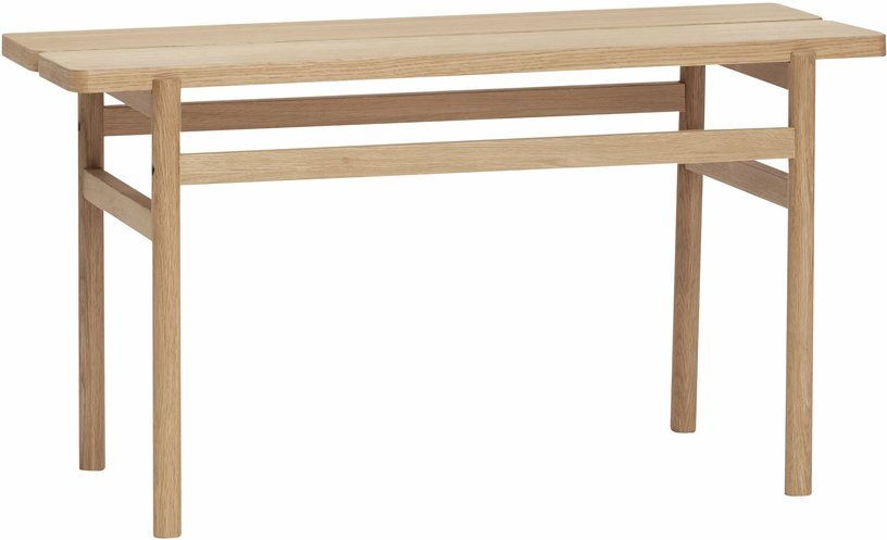 Banc 85 x 38 x 45 cm en bois de chêne naturel - Hübsch - The Cool Republic