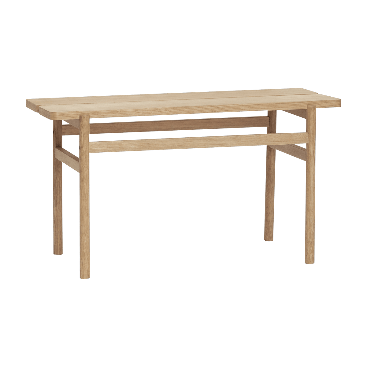 Banc 85 x 38 x 45 cm en bois de chêne naturel - Hübsch - The Cool Republic