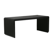 Banc 96 cm à lattes noires - HKliving - The Cool Republic