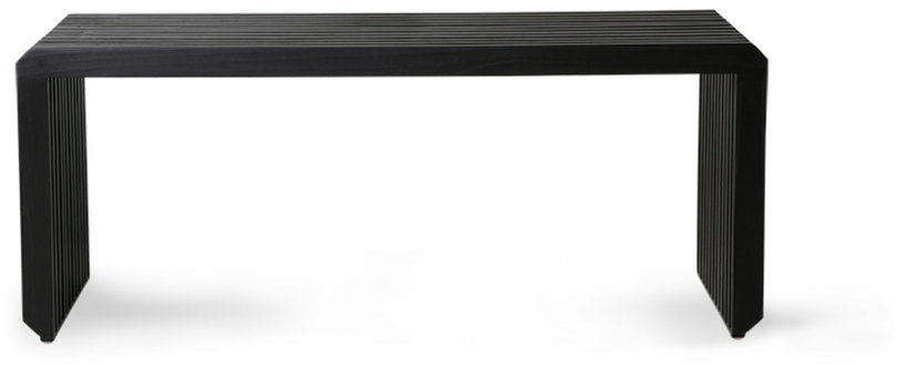Banc 96 cm à lattes noires - HKliving - The Cool Republic