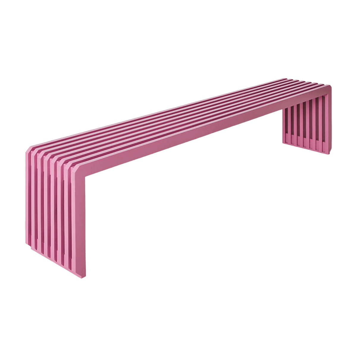 Slatted Bench Hot Pink L - HKliving - The Cool Republic