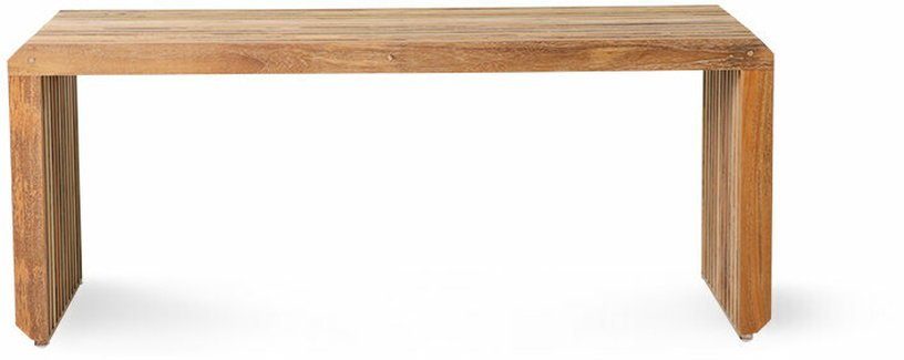 Banc à lattes en bois de teck 96 cm - HKliving - The Cool Republic