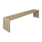 Slatted Bench Sand L - HKliving - The Cool Republic