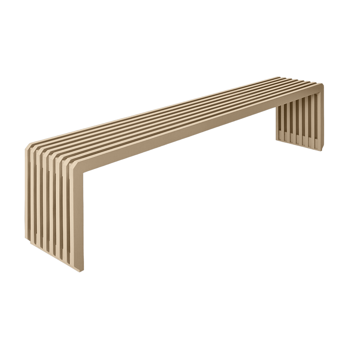 Slatted Bench Sand L - HKliving - The Cool Republic