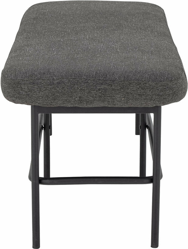 Banc arrondi en polyester gris 140 cm Farell - Bloomingville - The Cool Republic