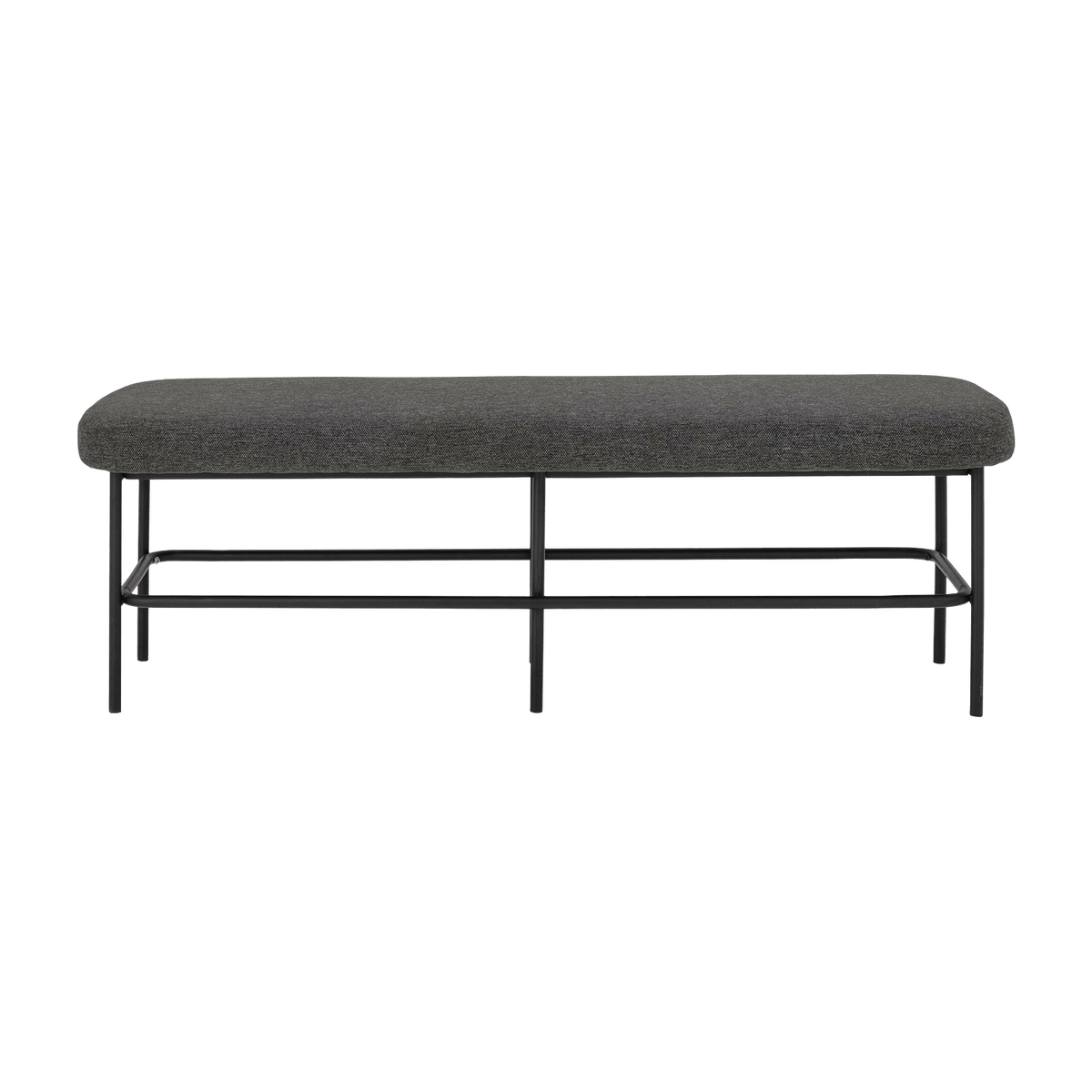 Banc arrondi en polyester gris 140 cm Farell - Bloomingville - The Cool Republic
