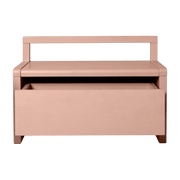 Banc avec coffre en placage de frêne rose 60x30x41,2cm - Ferm living - The Cool Republic