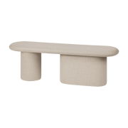 Banc avec laine beige classique 130 x 36 cm Rull - noo.ma - The Cool Republic