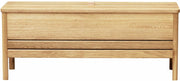 Banc avec rangement en chêne huilé blanc 111 cm A Line - Form & Refine - The Cool Republic