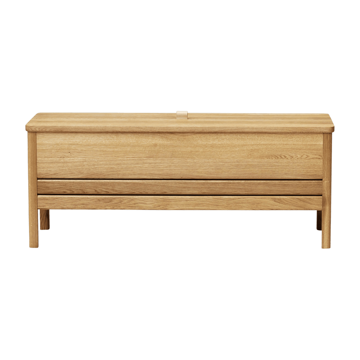Banc avec rangement en chêne naturel 111 cm A Line - Form & Refine - The Cool Republic