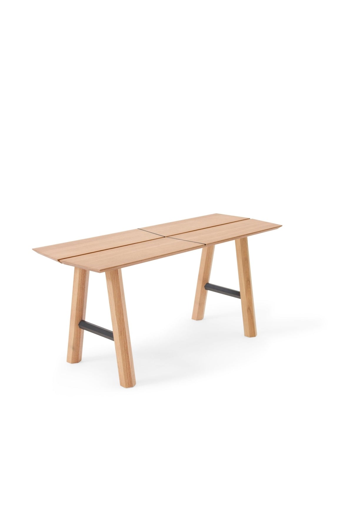Banc chêne et pieds noirs SAVIA - Woodendot - The Cool Republic