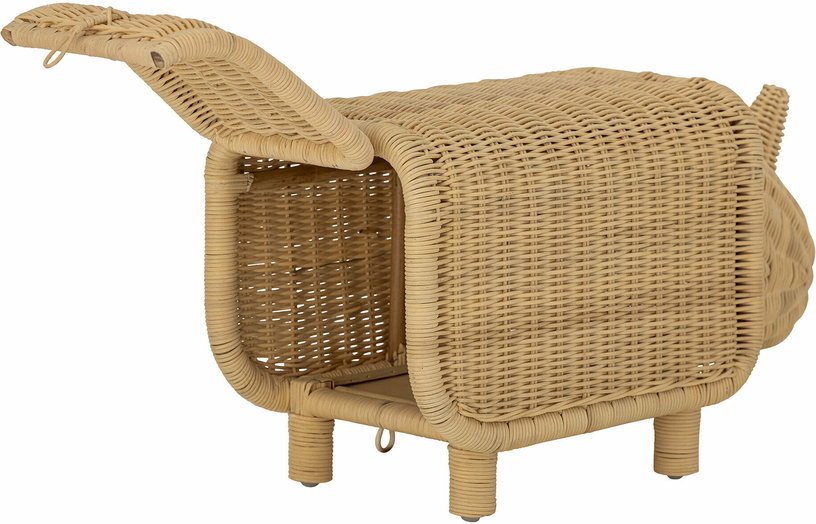 Banc coffre rhinocéros en rotin Soffe - Bloomingville Mini - The Cool Republic
