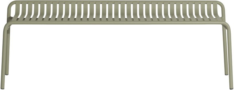 Banc de jardin bas en aluminium vert jade Week - End - Petite Friture - The Cool Republic