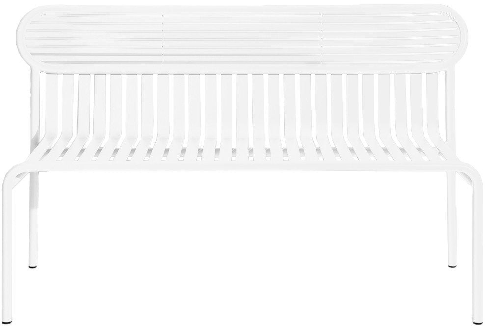 Banc de jardin blanc Week - End - Petite Friture - The Cool Republic