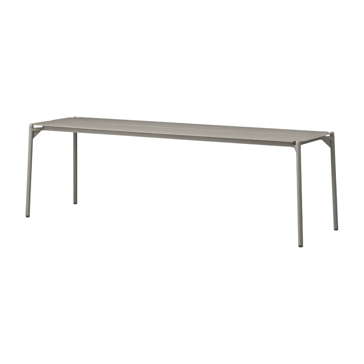 Banc de jardin en acier taupe 145 cm Novo - AYTM - The Cool Republic