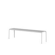 Banc de jardin en acier thermolaqué inoxydable gris craie 170x42x45cm Panorama - TIPTOE - The Cool Republic