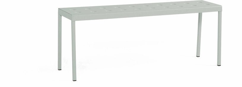 Banc de jardin en acier vert pastel 119 cm Balcony - HAY - The Cool Republic