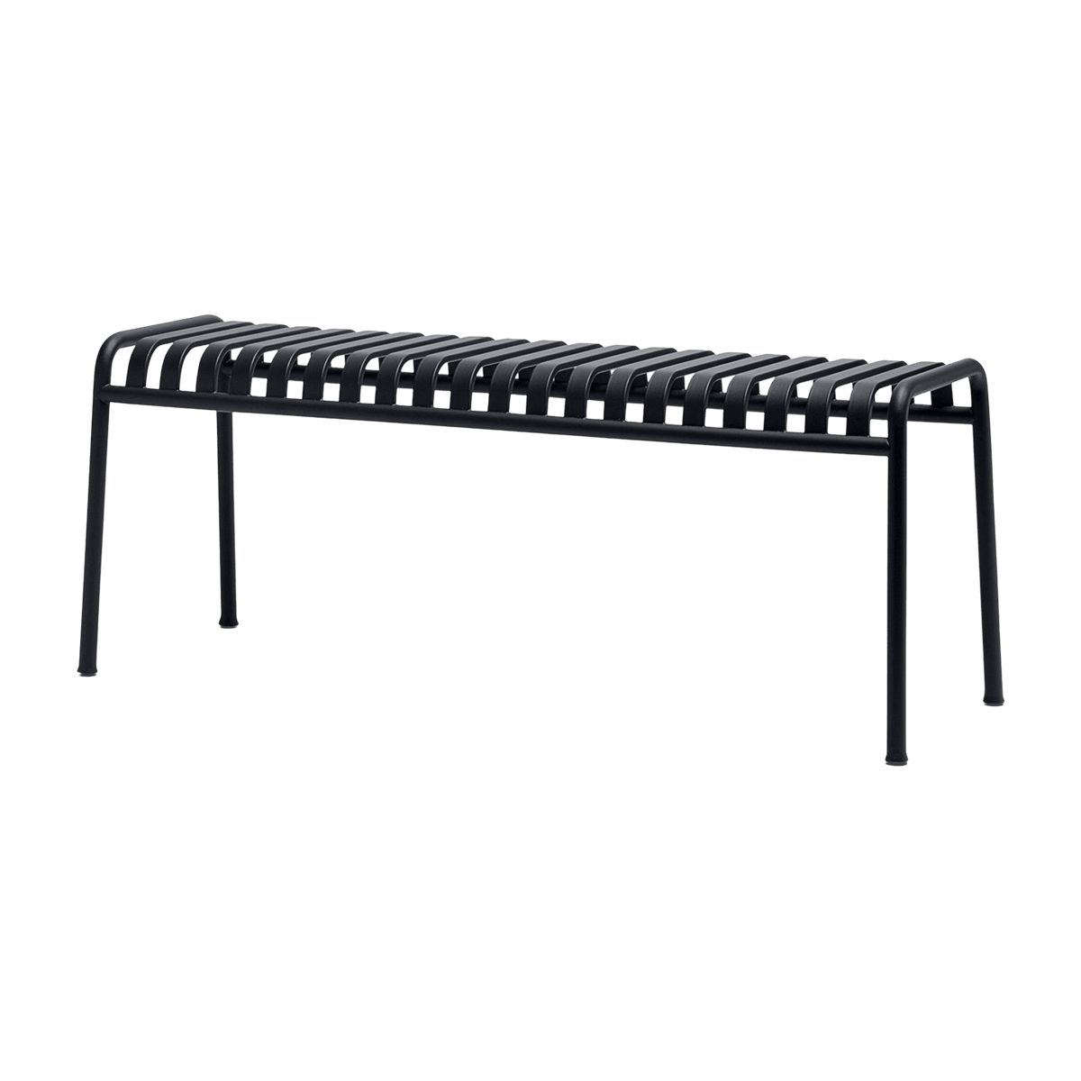 Banc de jardin en métal anthracite Palissade - HAY - The Cool Republic