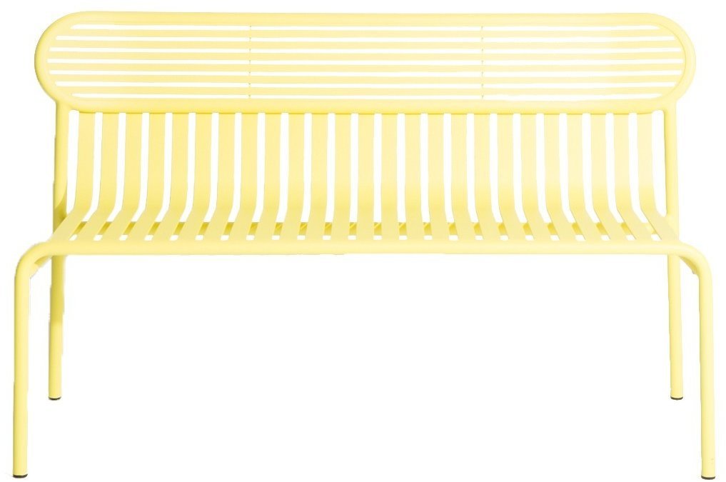 Banc de jardin jaune Week - End - Petite Friture - The Cool Republic