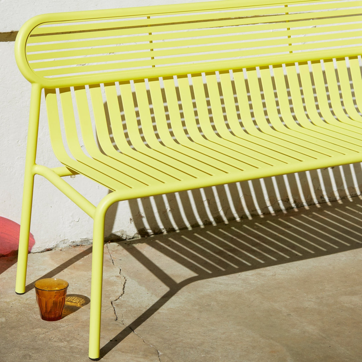 Banc de jardin jaune Week - End - Petite Friture - The Cool Republic