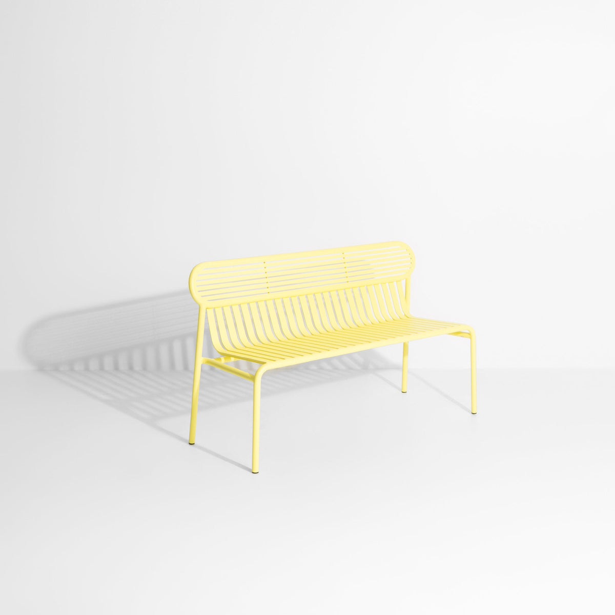 Banc de jardin jaune Week - End - Petite Friture - The Cool Republic