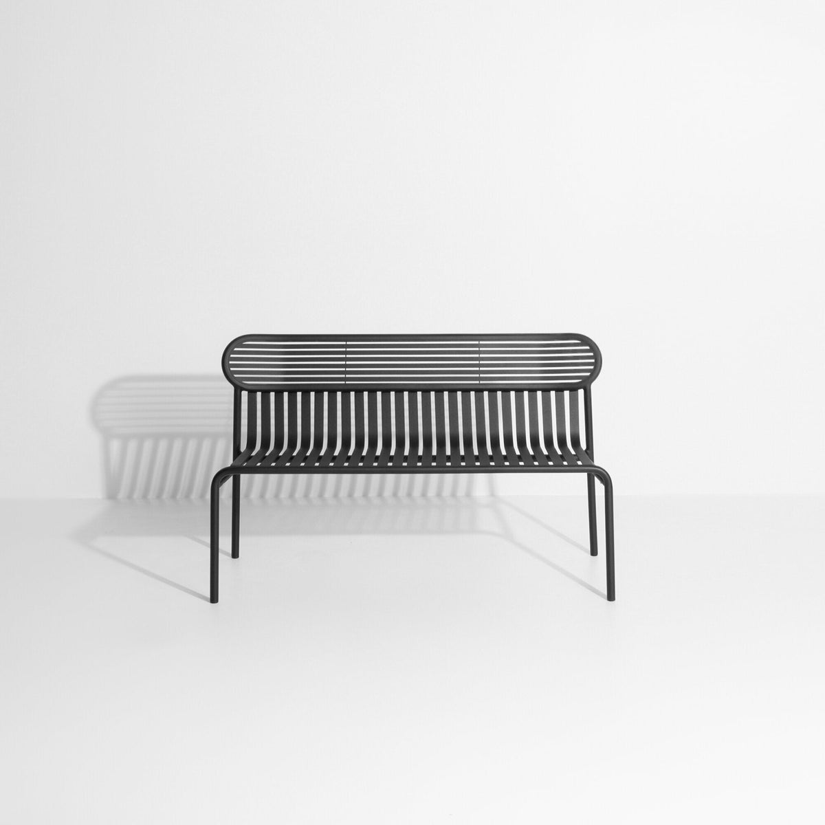 Banc de jardin noir Week - End - Petite Friture - The Cool Republic
