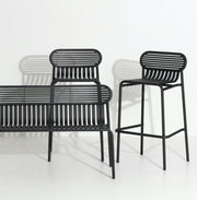 Banc de jardin noir Week - End - Petite Friture - The Cool Republic