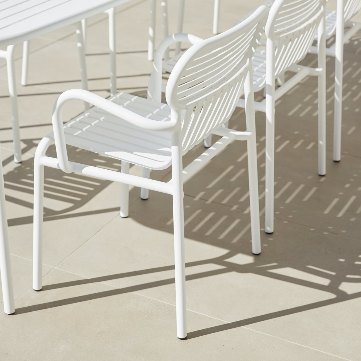 Banc de jardin rose blush Week-End - Petite Friture - The Cool Republic