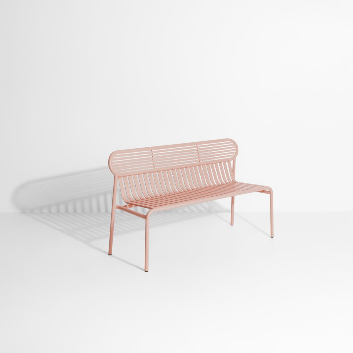 Banc de jardin rose blush Week - End - Petite Friture - The Cool Republic