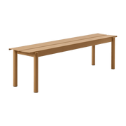 Banc d'extérieur en acier orange 170 x 34 cm Linear - Muuto - The Cool Republic