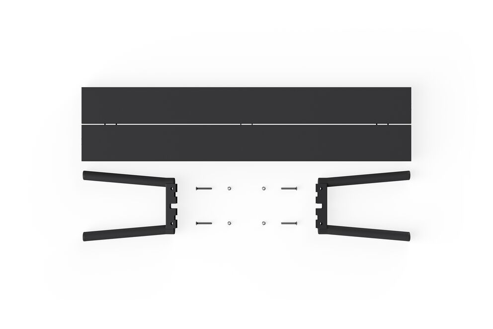Banc d'extérieur en aluminium noir 160x40x46,5cm Fred's - Fatboy - The Cool Republic