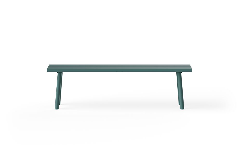 Banc d'extérieur en aluminium vert 160x40x46,5cm Fred's - Fatboy - The Cool Republic