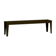 Banc en acier mat bronze 160 cm Zef - Matière Grise - The Cool Republic
