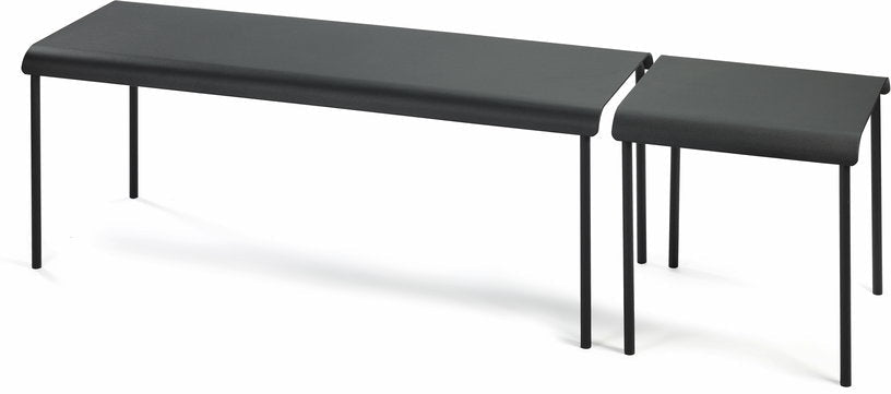 Banc en aluminium noir August - Serax - The Cool Republic