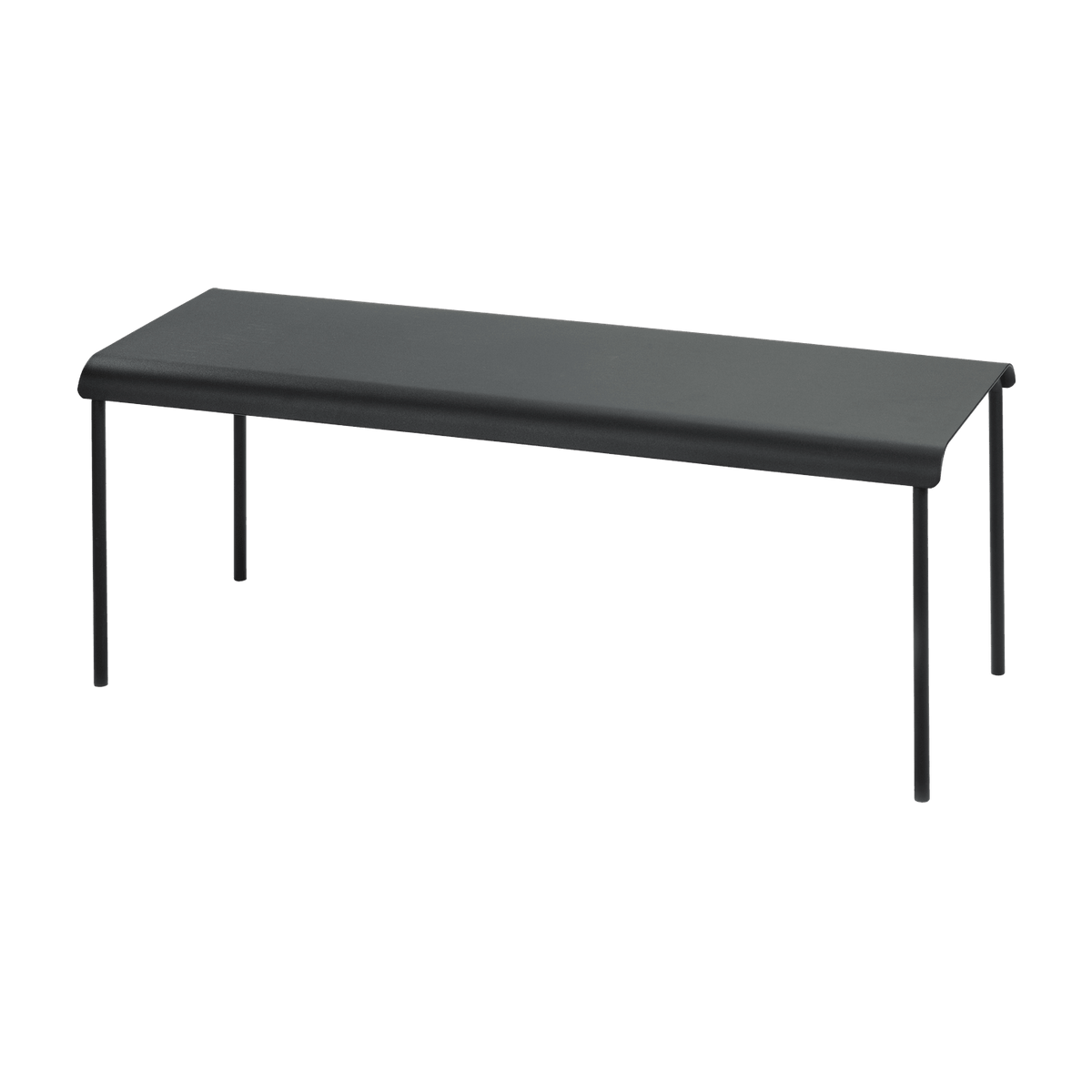 Banc en aluminium noir August - Serax - The Cool Republic