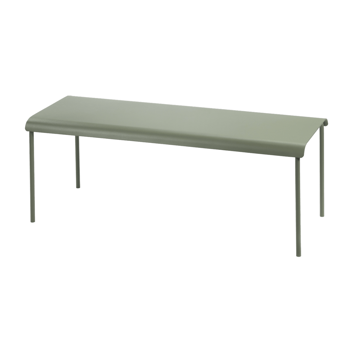 Banc en aluminium vert August - Serax - The Cool Republic