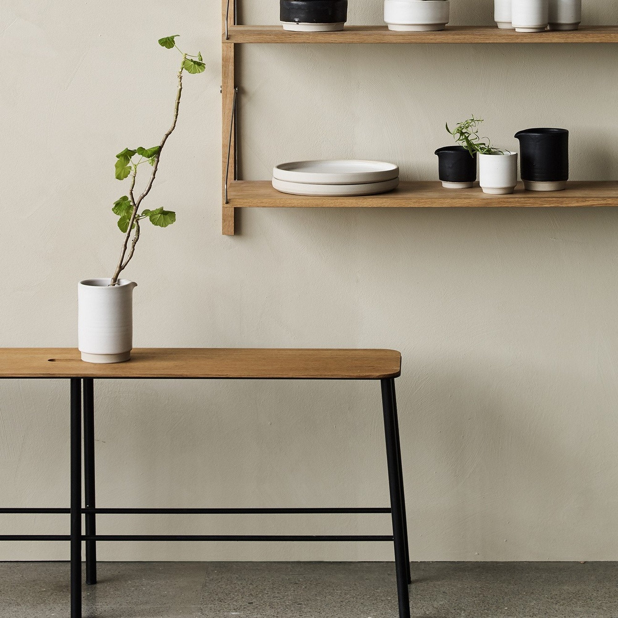 Banc en bois 120 cm Adam - Frama - The Cool Republic
