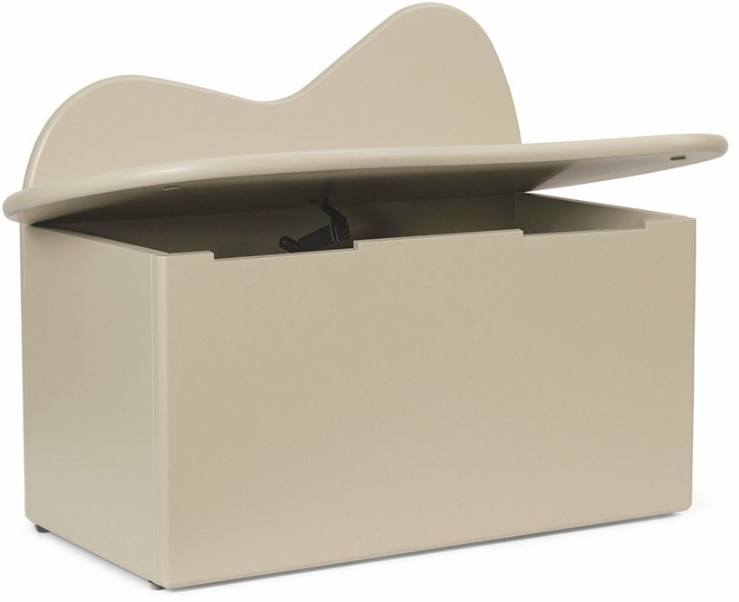 Banc en bois beige 75x38x51cm Slope - Ferm Living - The Cool Republic
