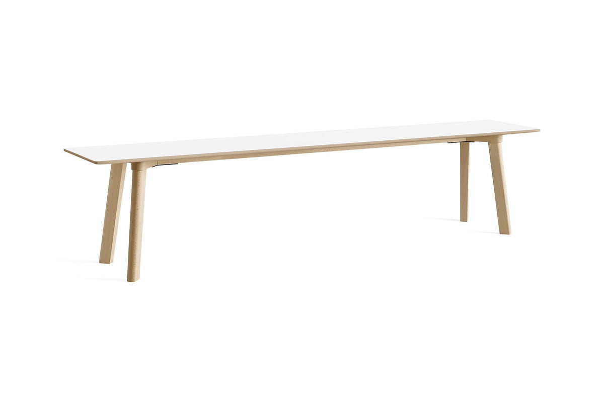 Banc en bois blanc 75x35x45 cm CPH Deux 215 - HAY - The Cool Republic