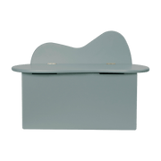Banc en bois bleu orage 75x38x51 cm Slope - Ferm Living - The Cool Republic
