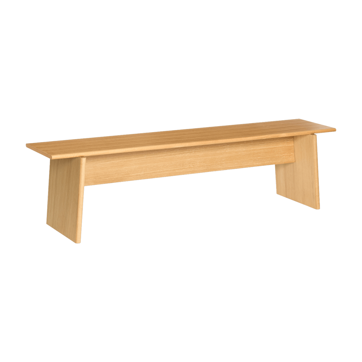 Banc en bois de chêne 180x44x48cm Baenk - Hübsch - The Cool Republic