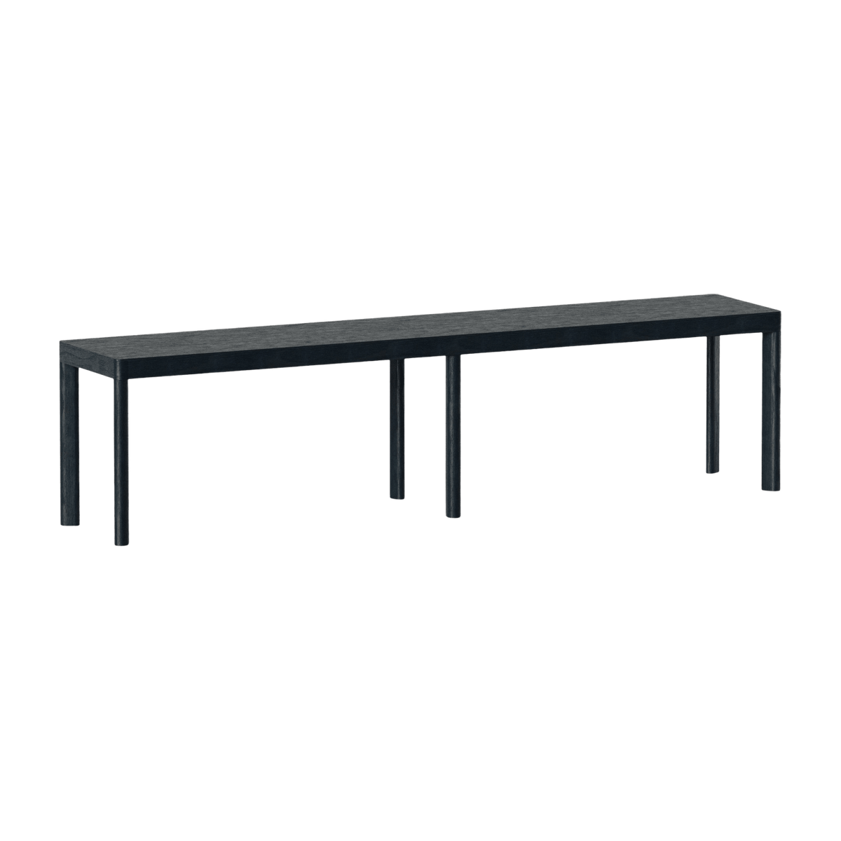 Banc en bois de chêne noir Galta 180 - Kann Design - The Cool Republic