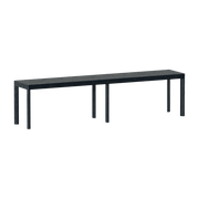 Banc en bois de chêne noir Galta 180 - Kann Design - The Cool Republic