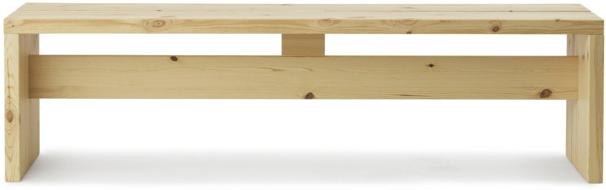 Banc en bois de pin 160 x 40 cm Stretch - Normann Copenhagen - The Cool Republic