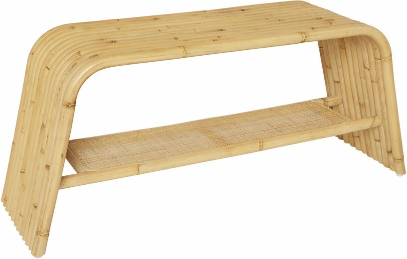 Banc en canne de rotin naturelle Riviera - KOK - The Cool Republic