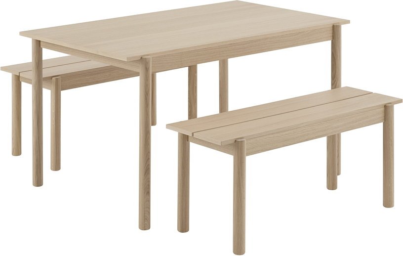Banc en chêne 110 Linear - Muuto - The Cool Republic