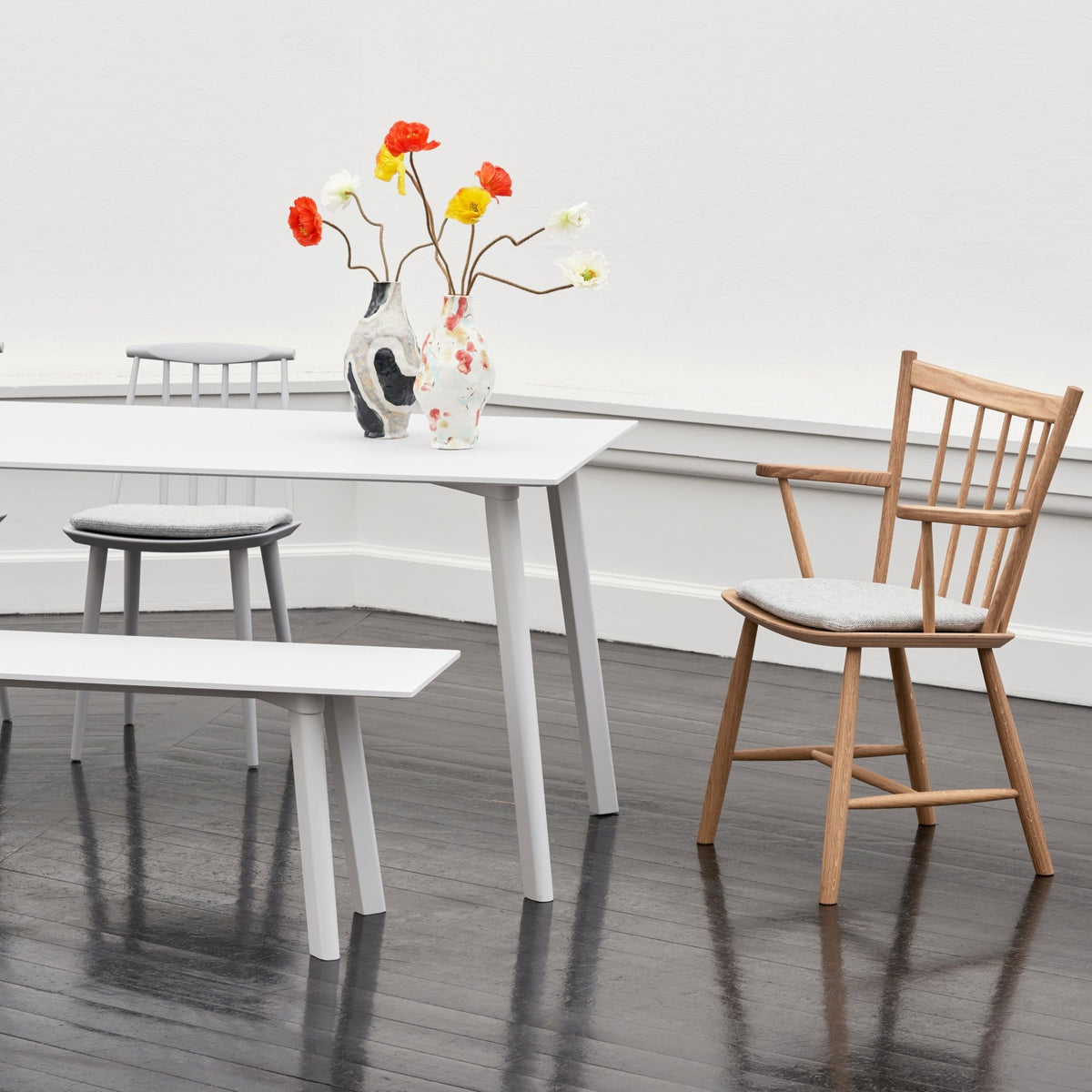 Banc en chêne 140 cm CPH Deux 215 - HAY - The Cool Republic