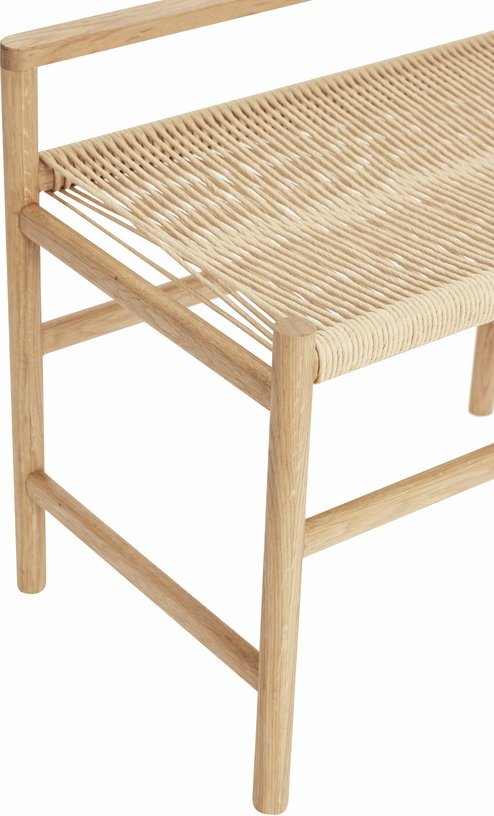 Banc en chêne naturel 100 x 41 x 55 cm Heritage - Hübsch - The Cool Republic